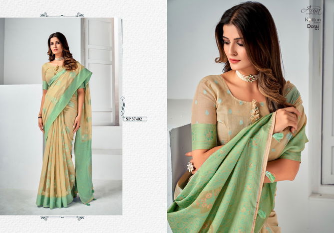 Dorai Vol 4 By Aura Daily Wear Saree Catalog
